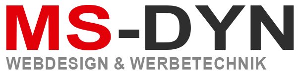 MS-DSYN — Webdesign & Werbetechnik
